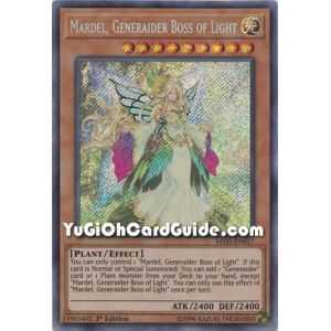 Mardel, Generaider Boss of Light (Secret Rare) – Mystic Fighters | Carta YUGIOH en México