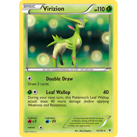Virizion (Reverse Holo)