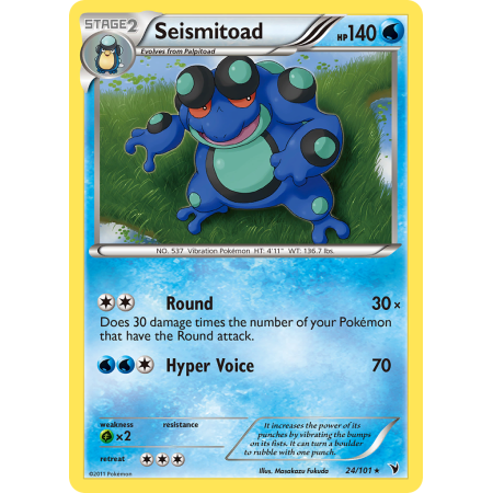 Seismitoad (Reverse Holo)