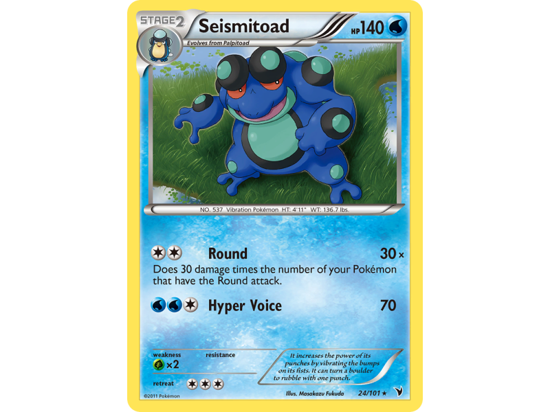 Seismitoad (Reverse Holo)