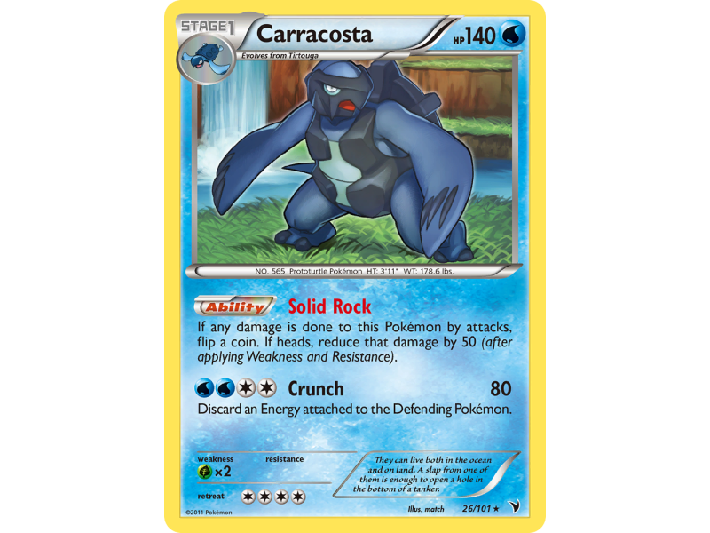 Carracosta (Reverse Holo)