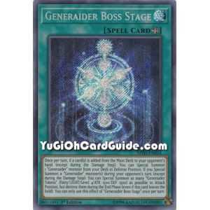 Generaider Boss Stage (Secret Rare) – Mystic Fighters | Carta YUGIOH en México