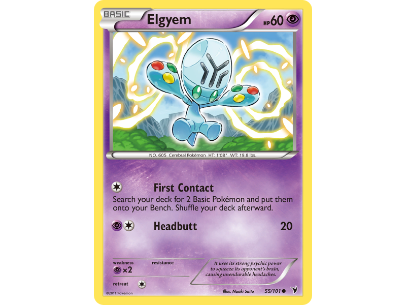 Elgyem (Reverse Holo)