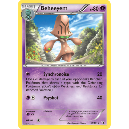 Beheeyem (Reverse Holo)