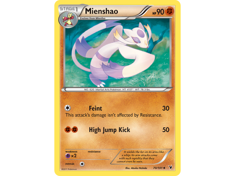 Mienshao (Reverse Holo)