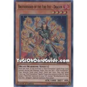 Brotherhood of the Fire Fist - Dragon (Super Rare) – Mystic Fighters | Carta YUGIOH en México