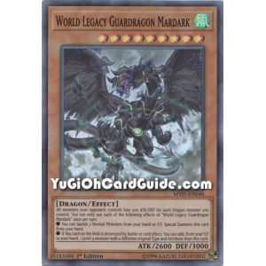 World Legacy Guardragon Mardark (Super Rare) – Mystic Fighters | Carta YUGIOH en México