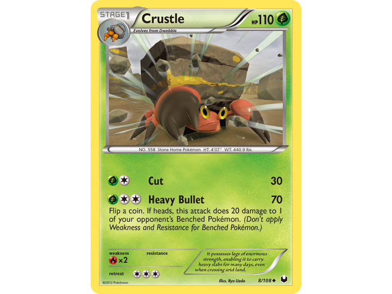 Crustle (Reverse Holo)