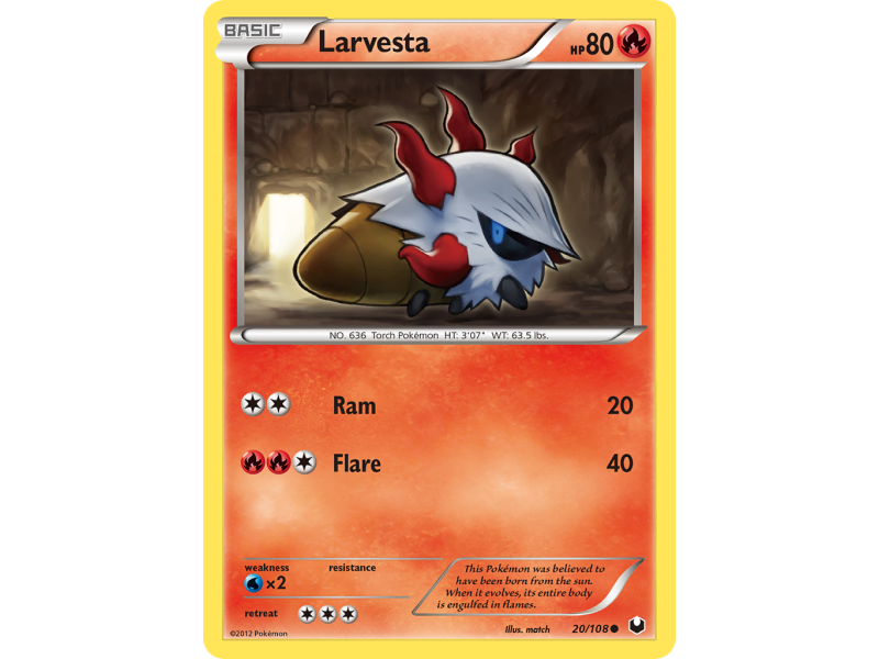 Larvesta (Reverse Holo)