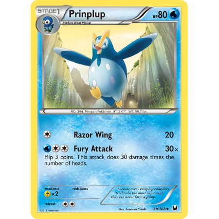 Prinplup (Reverse Holo)