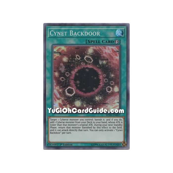 Cynet Backdoor (Super Rare) – Mystic Fighters | Carta YUGIOH en México