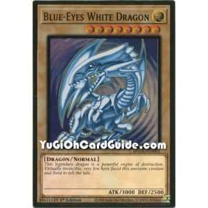 Blue-Eyes White Dragon (Premium Gold Rare) – Maximum Gold | Carta YUGIOH en México
