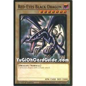 Red-Eyes Black Dragon (Premium Gold Rare) – Maximum Gold | Carta YUGIOH en México
