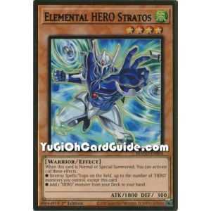 Elemental HERO Stratos - Alternate Art  (Premium Gold Rare) – Maximum Gold | Carta YUGIOH en México