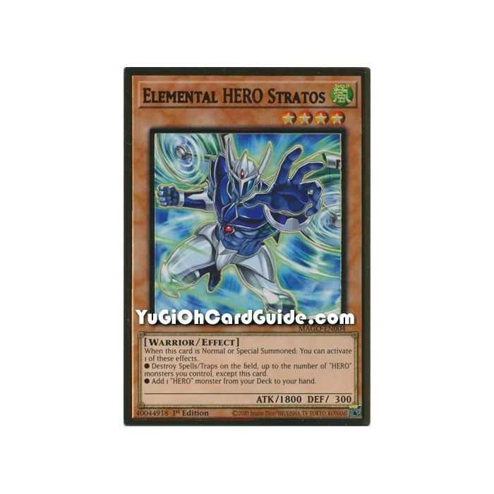 Elemental HERO Stratos - Alternate Art  (Premium Gold Rare) – Maximum Gold | Carta YUGIOH en México