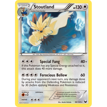 Stoutland (Reverse Holo)