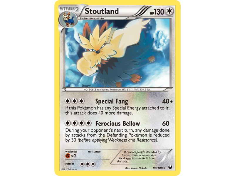 Stoutland (Reverse Holo)