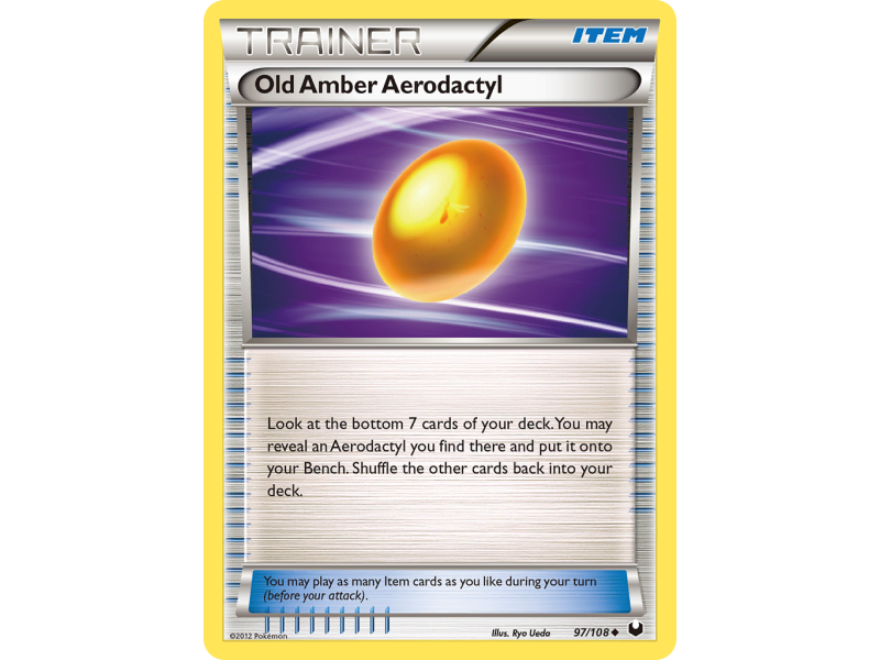 Old Amber Aerodactyl