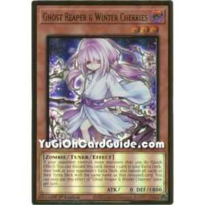 Ghost Reaper & Winter Cherries (Premium Gold Rare) – Maximum Gold | Carta YUGIOH en México