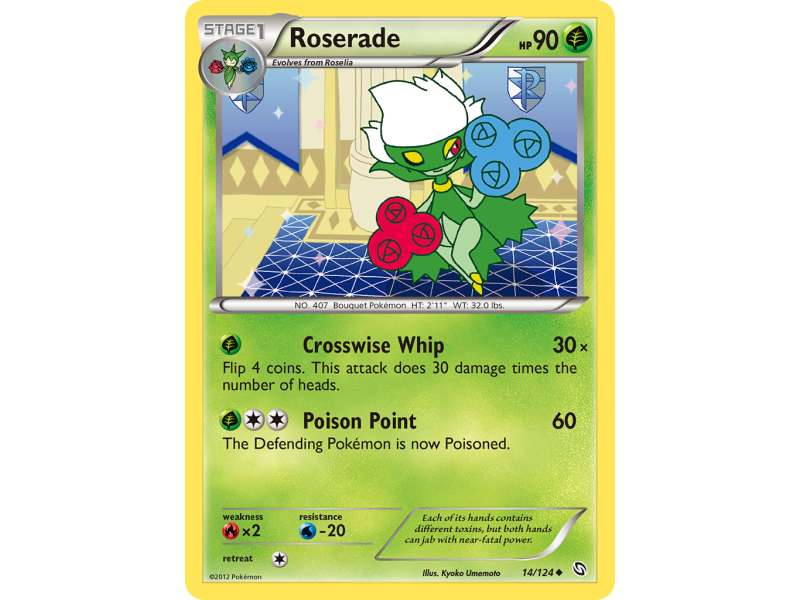 Roserade (Reverse Holo)