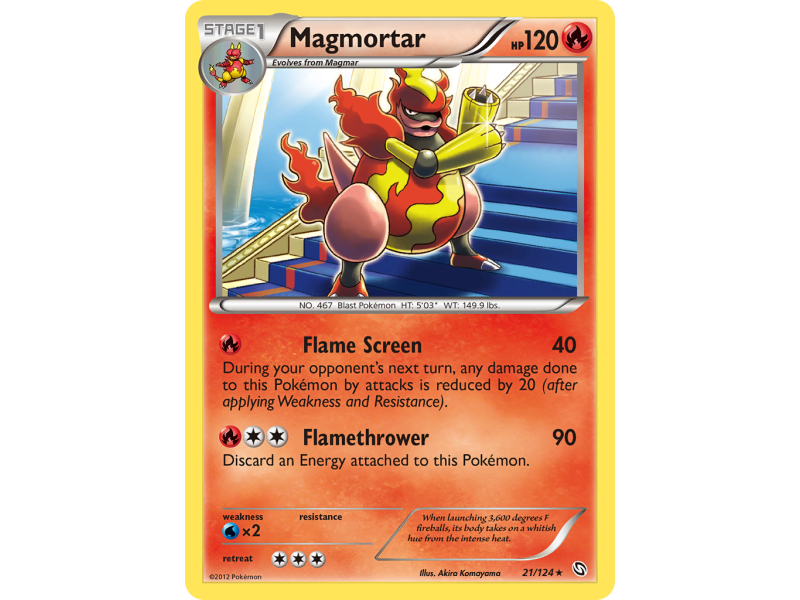 Magmortar (Reverse Holo)