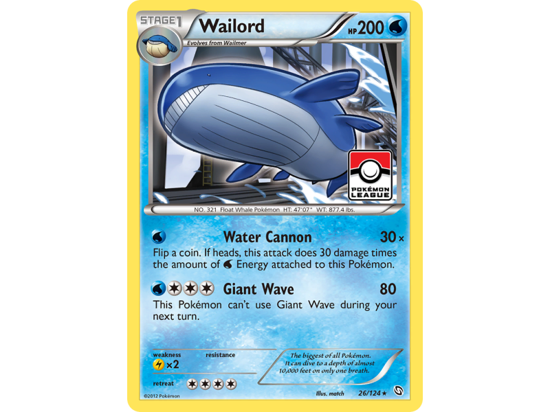 Wailord (Reverse Holo)