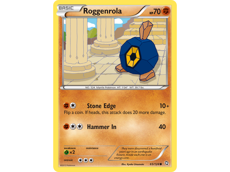 Roggenrola (Reverse Holo)