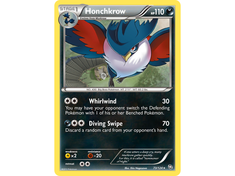 Honchkrow (Reverse Holo)