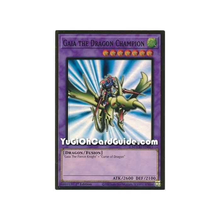 Gaia the Dragon Champion (Premium Gold Rare) – Maximum Gold | Carta YUGIOH en México