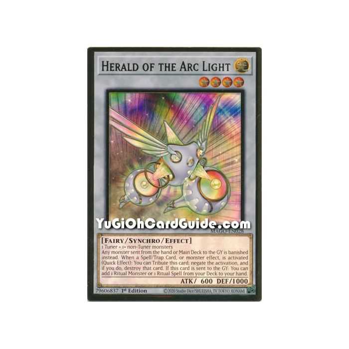 Herald of the Arc Light (Premium Gold Rare) – Maximum Gold | Carta YUGIOH en México
