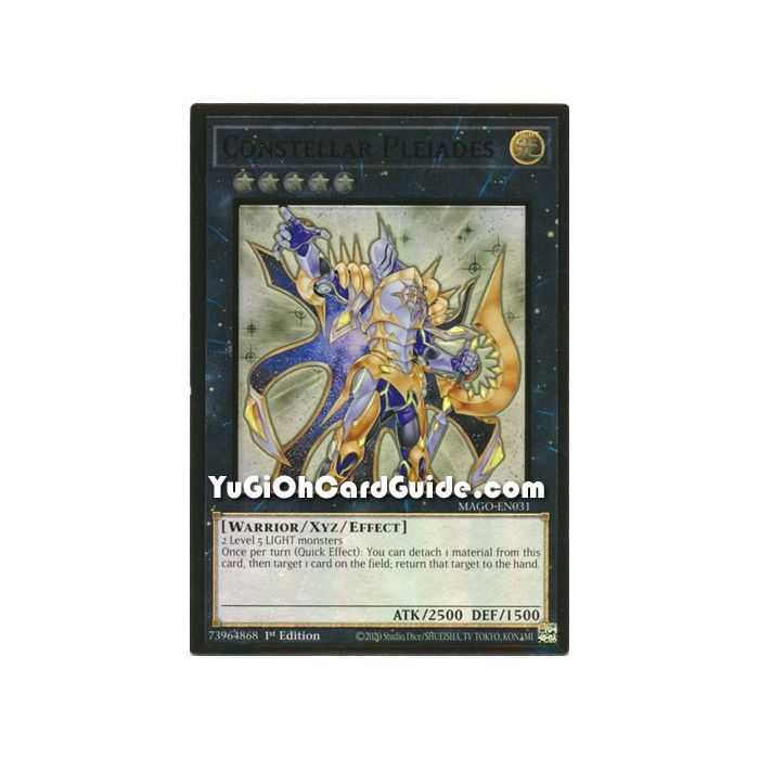 Constellar Pleiades (Premium Gold Rare) – Maximum Gold | Carta YUGIOH en México