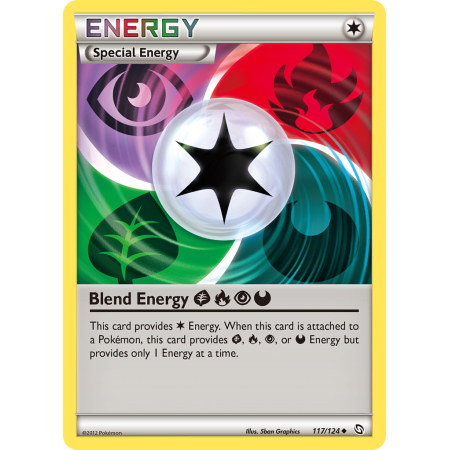 Blend Energy GrassFirePsychicDarkness (Reverse Holo)