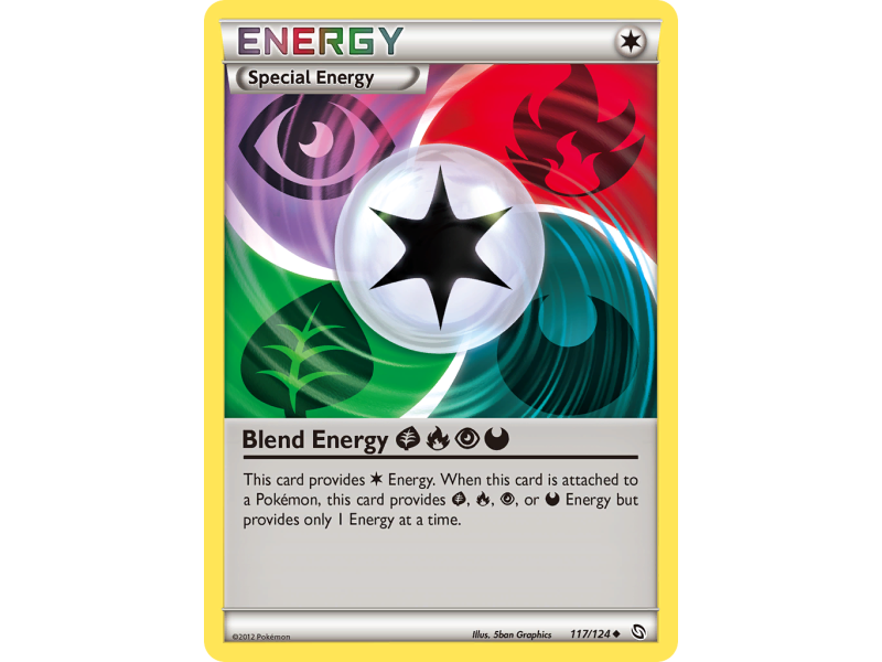 Blend Energy GrassFirePsychicDarkness (Reverse Holo)