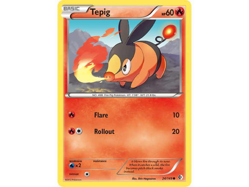 Tepig (Reverse Holo)