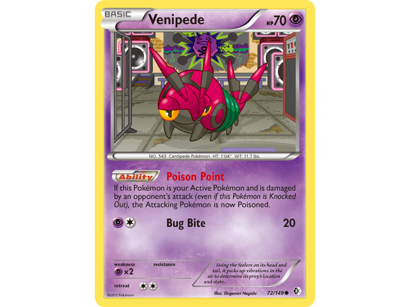 Venipede (Reverse Holo)