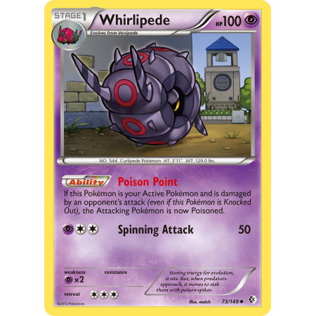 Whirlipede (Reverse Holo)