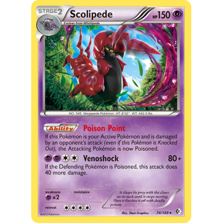 Scolipede (Reverse Holo)