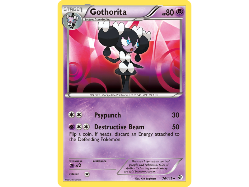 Gothorita (Reverse Holo)