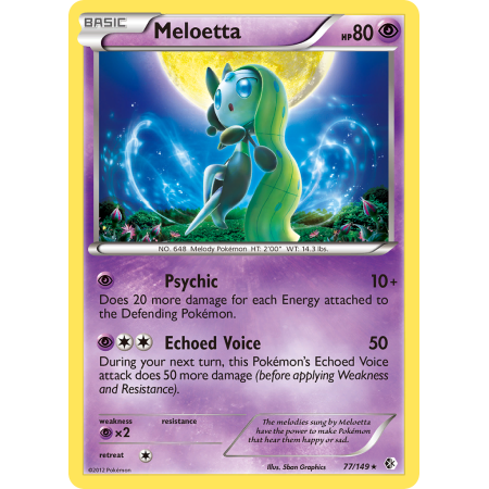 Meloetta (Reverse Holo)