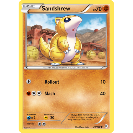 Sandshrew (Reverse Holo)