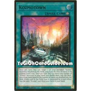 Kozmotown (Premium Gold Rare) – Maximum Gold | Carta YUGIOH en México