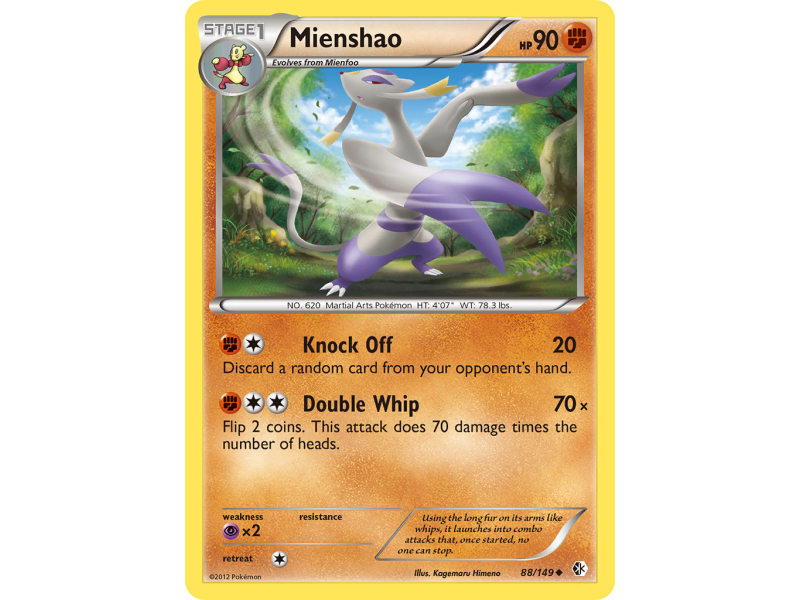 Mienshao (Reverse Holo)