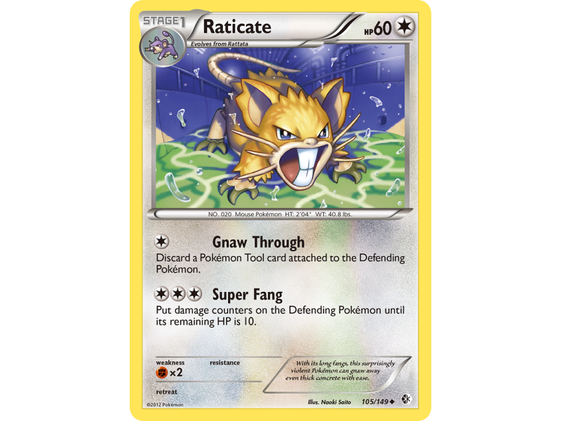 Raticate (Reverse Holo)