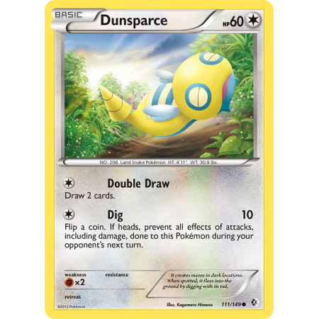 Dunsparce (Reverse Holo)