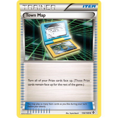 Town Map (Reverse Holo)