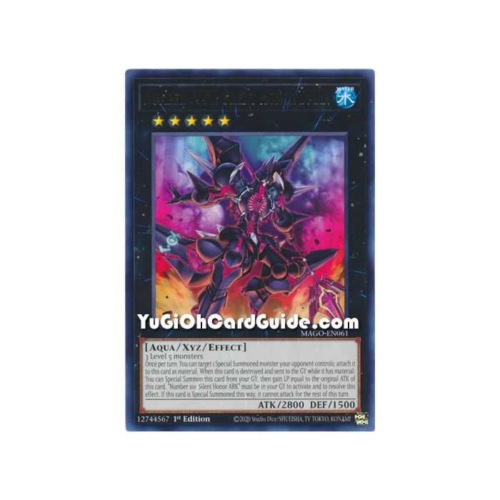 Number C101: Silent Honor DARK (Rare) – Maximum Gold | Carta YUGIOH en México