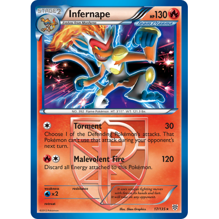 Infernape (Reverse Holo)