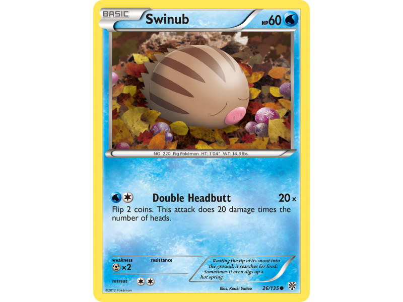 Swinub (Reverse Holo)