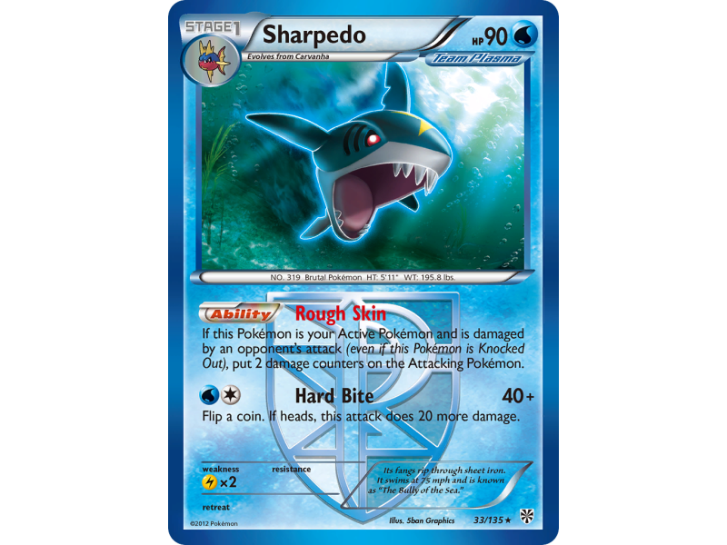 Sharpedo (Reverse Holo)