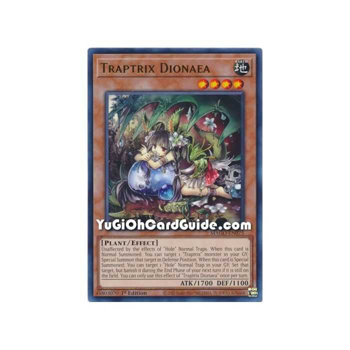 Traptrix Dionaea (Rare) – Maximum Gold | Carta YUGIOH en México